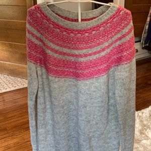 Really nice‎ Ann Taylor loft oversized fair isle sweater. Worn once